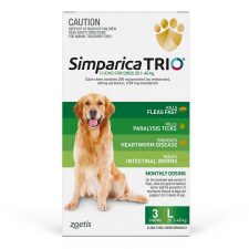 SIMPARICA TRIO DOG LGE 20.1-40KG GREEN 3PK