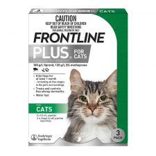 FRONTLINE PLUS CAT GREEN 3 PACK