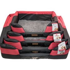 BED MY PET A/TRN BASKET RED LARGE