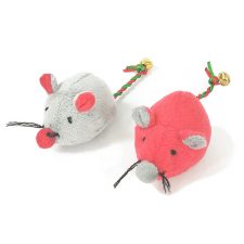 C/TOY 2 MOUSE SET WITH BELL ON TAIL